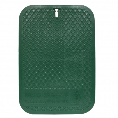 Dura Rectangle Valve Box Replacement Lid Size 15" x 21" Color Green   